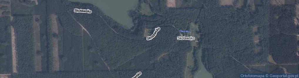 Zdjęcie satelitarne Skotawsko ul.