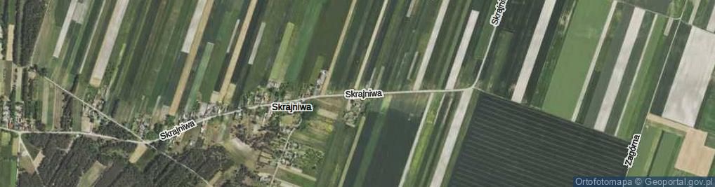 Zdjęcie satelitarne Skrajniwa ul.