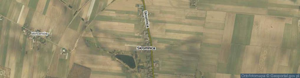 Zdjęcie satelitarne Skromnica ul.