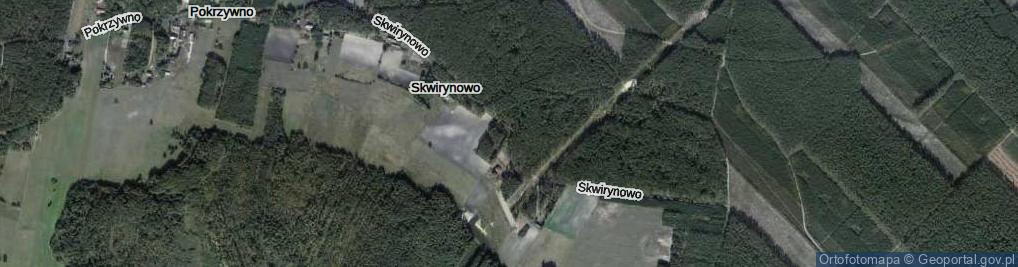 Zdjęcie satelitarne Skwirynowo ul.