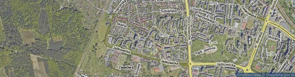 Zdjęcie satelitarne Skalna ul.