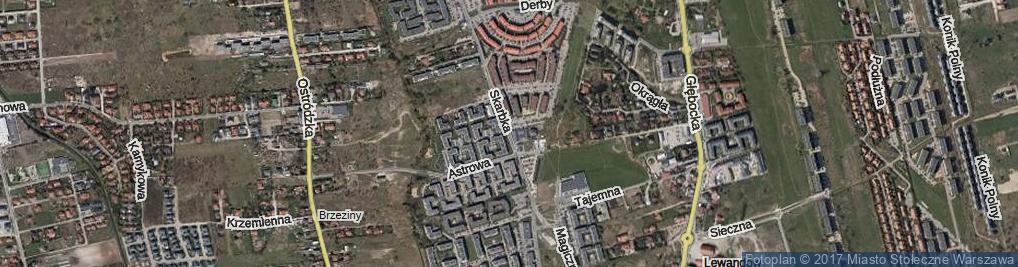 Zdjęcie satelitarne Skarbka z Gór ul.