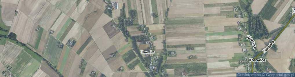 Zdjęcie satelitarne Sławęcice ul.