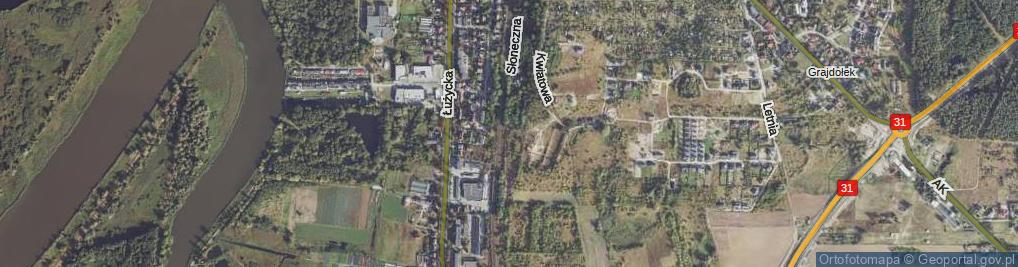 Zdjęcie satelitarne Słoneczna ul.