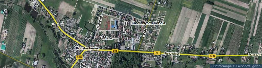 Zdjęcie satelitarne Słoneczna ul.