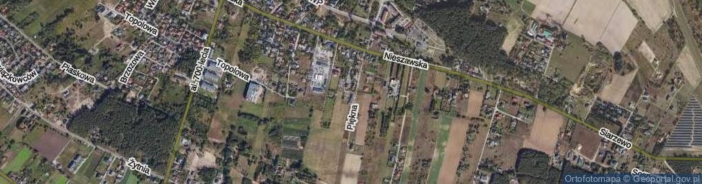 Zdjęcie satelitarne Słoneczna ul.