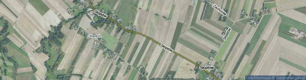 Zdjęcie satelitarne Słoptów ul.