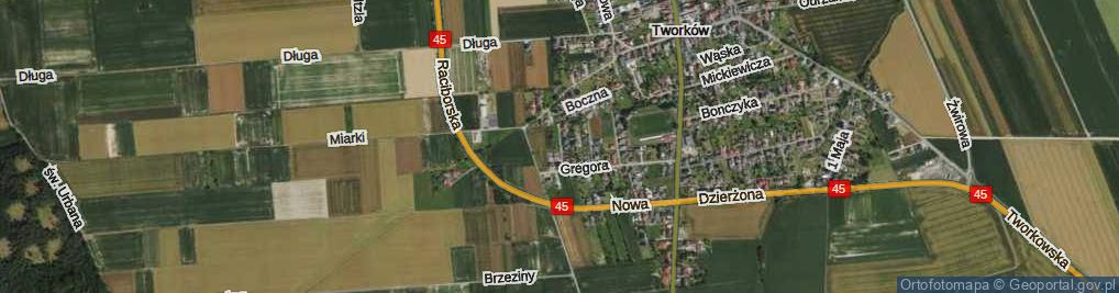 Zdjęcie satelitarne Słoneczna ul.