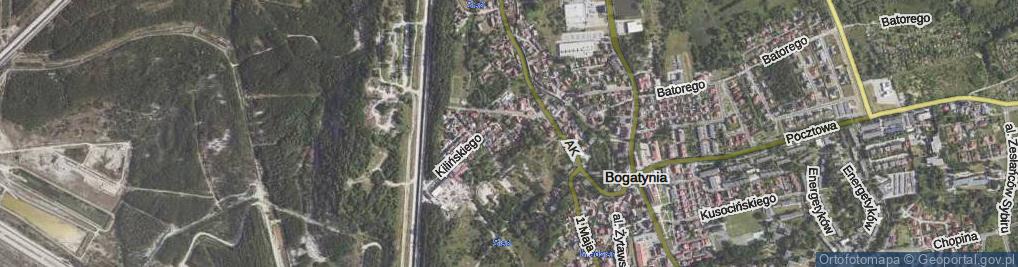 Zdjęcie satelitarne Śmiała ul.