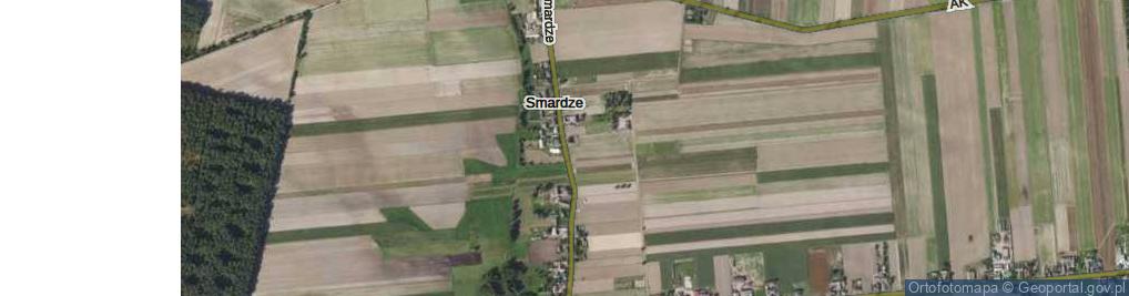 Zdjęcie satelitarne Smardze ul.