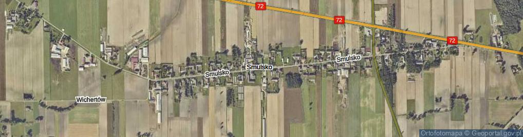 Zdjęcie satelitarne Smulsko ul.