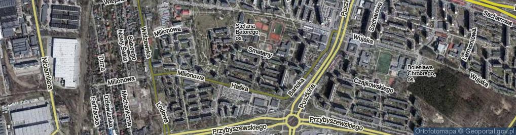 Zdjęcie satelitarne Smetany Bedricha ul.