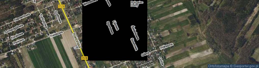 Zdjęcie satelitarne Sosnowa ul.