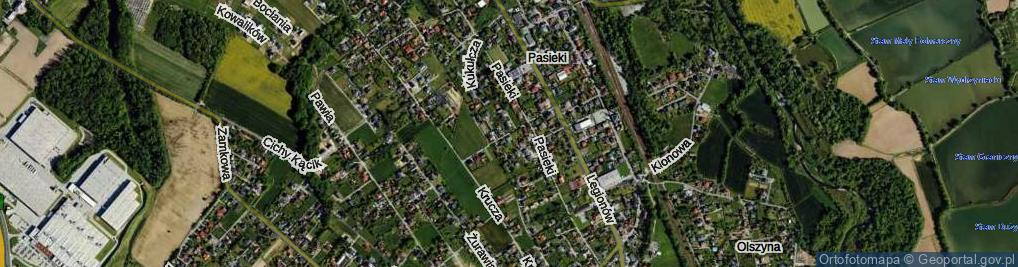 Zdjęcie satelitarne Sosnowa ul.