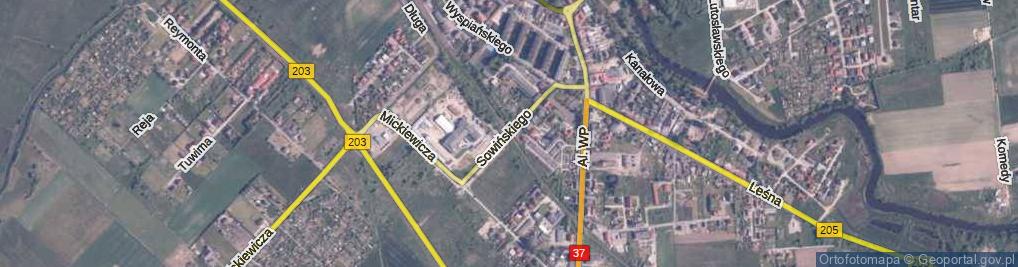 Zdjęcie satelitarne Sowińskiego Józefa, gen. ul.