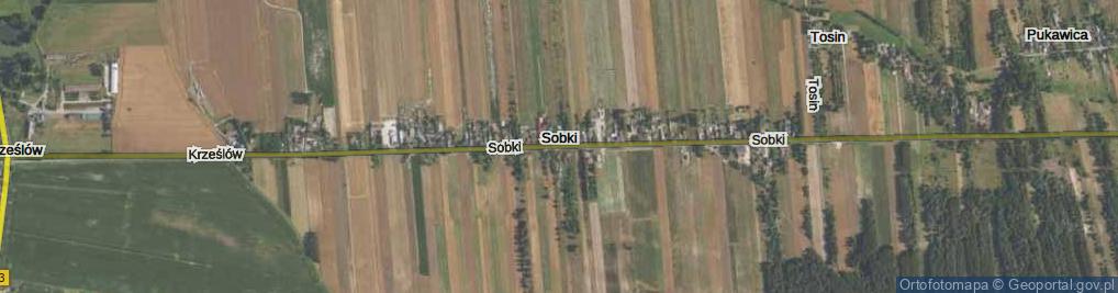 Zdjęcie satelitarne Sobki ul.
