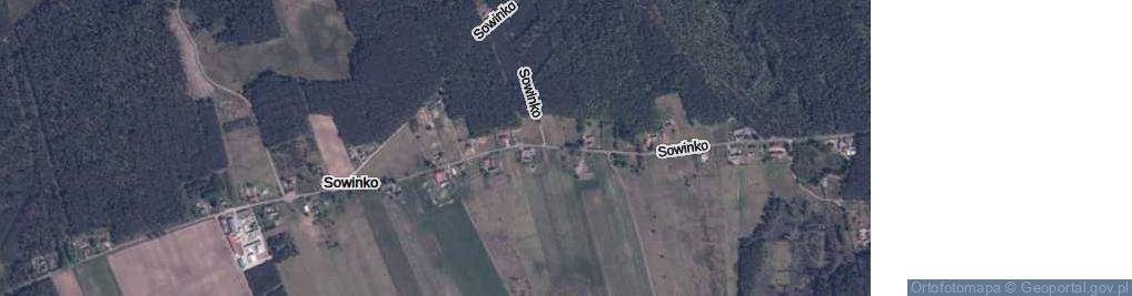 Zdjęcie satelitarne Sowinko ul.
