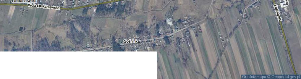 Zdjęcie satelitarne Sośninka ul.