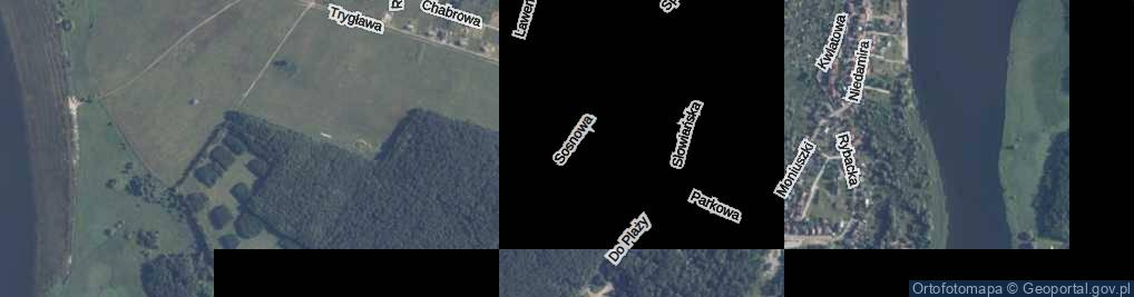 Zdjęcie satelitarne Sosnowa ul.