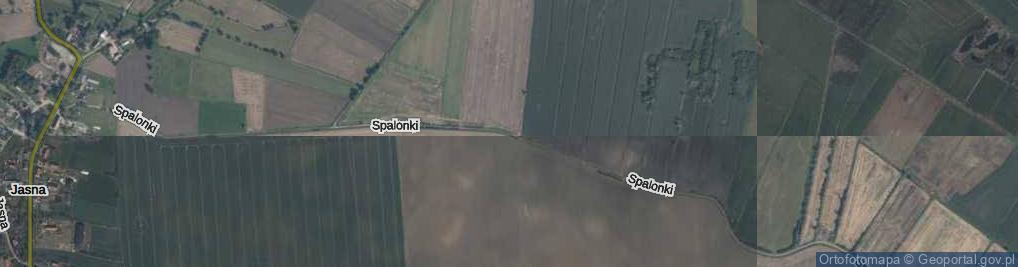 Zdjęcie satelitarne Spalonki ul.