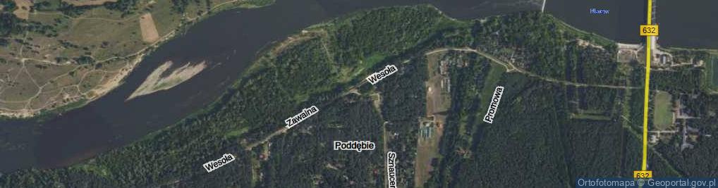 Zdjęcie satelitarne Spacerowa ul.