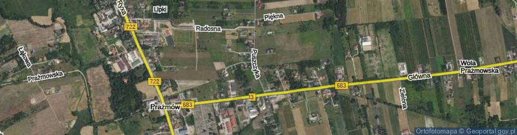 Zdjęcie satelitarne Spokojna ul.