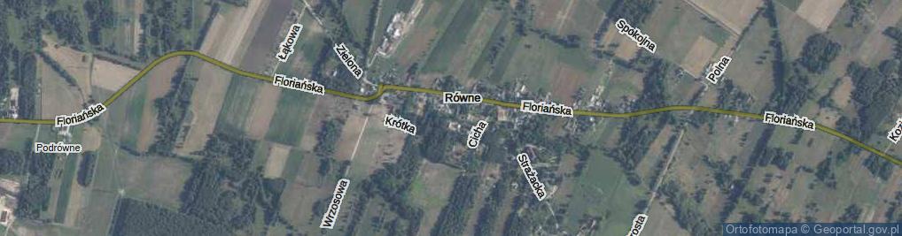 Zdjęcie satelitarne Spacerowa ul.