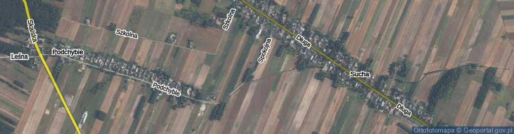 Zdjęcie satelitarne Spokojna ul.