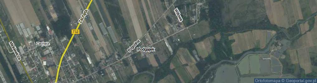 Zdjęcie satelitarne Spacerowa ul.