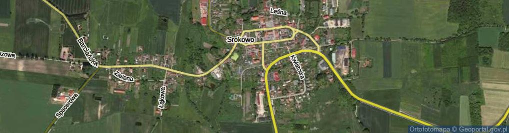 Zdjęcie satelitarne Srokowo ul.