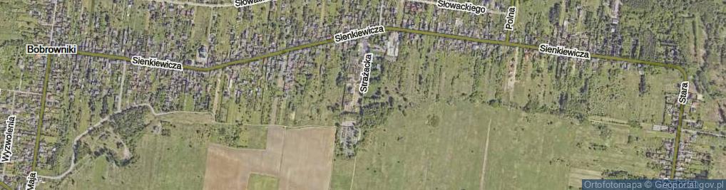 Zdjęcie satelitarne Strażacka ul.