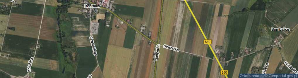 Zdjęcie satelitarne Strażacka ul.