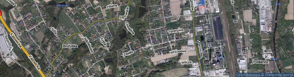 Zdjęcie satelitarne Storczyków ul.