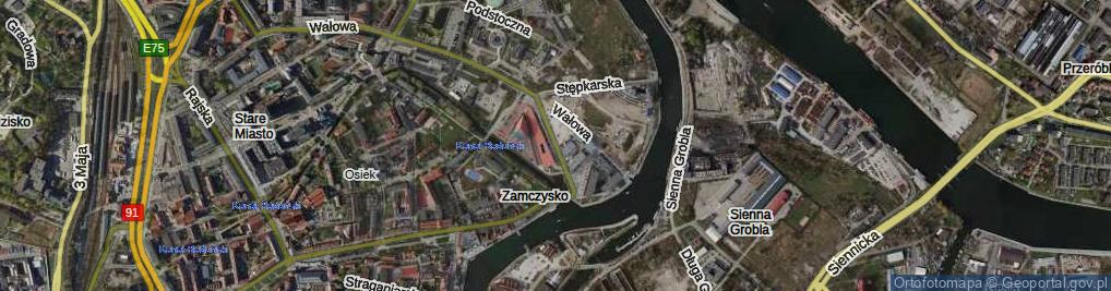 Zdjęcie satelitarne Stara Stocznia ul.
