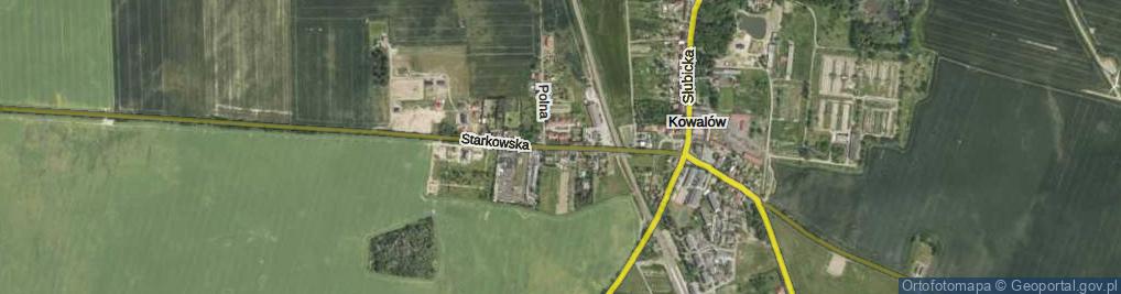 Zdjęcie satelitarne Starkowska ul.
