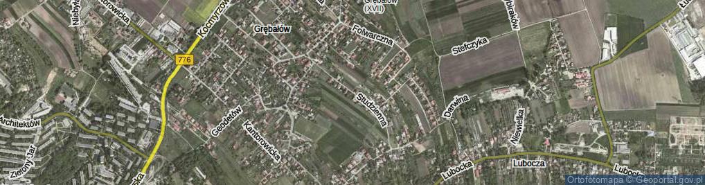 Zdjęcie satelitarne Studzienna ul.