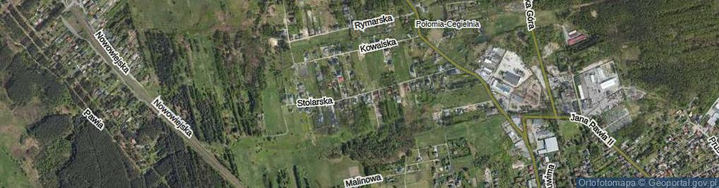 Zdjęcie satelitarne Stolarska ul.