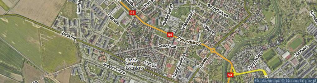 Zdjęcie satelitarne Styki Jana ul.