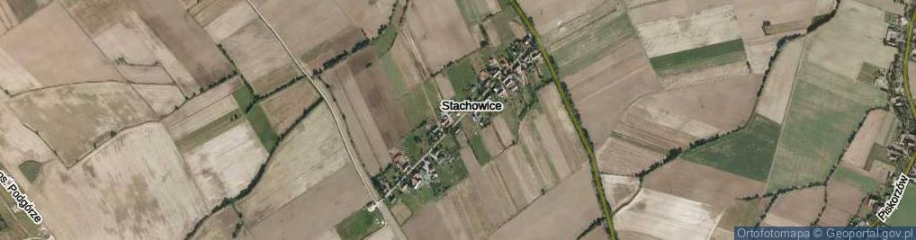 Zdjęcie satelitarne Stachowice ul.