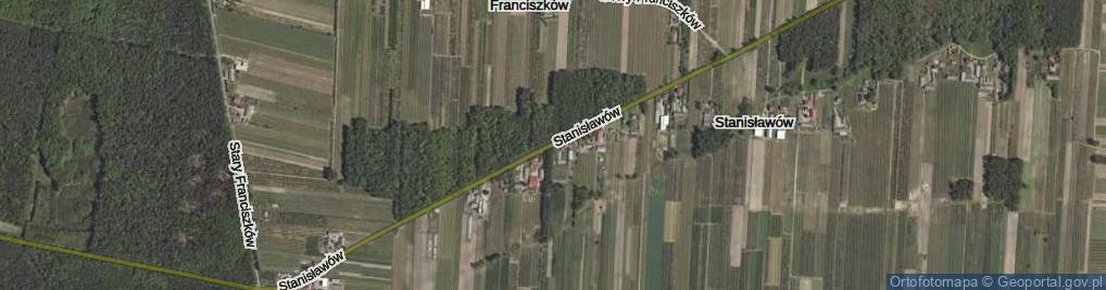 Zdjęcie satelitarne Stanisławów ul.