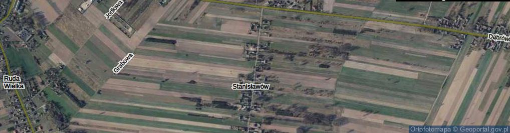Zdjęcie satelitarne Stanisławów ul.