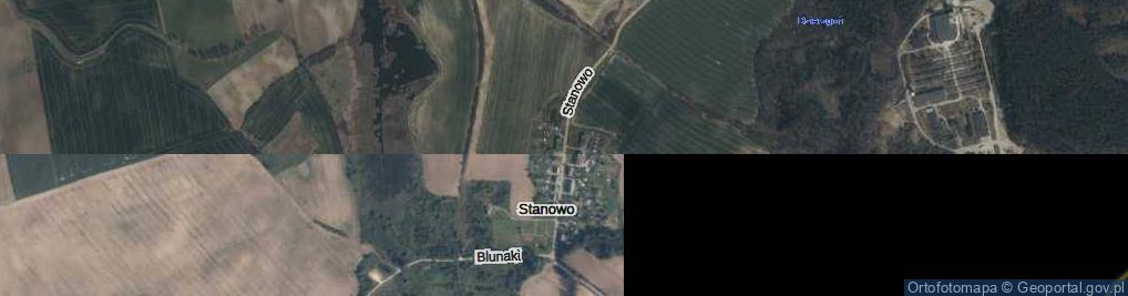 Zdjęcie satelitarne Stanowo ul.