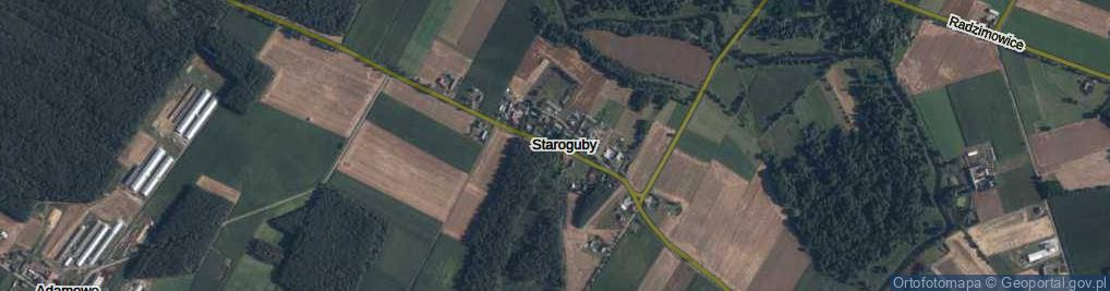Zdjęcie satelitarne Staroguby ul.