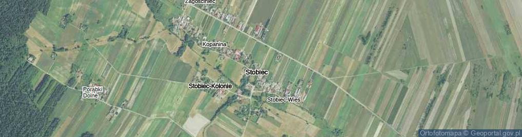Zdjęcie satelitarne Stobiec ul.