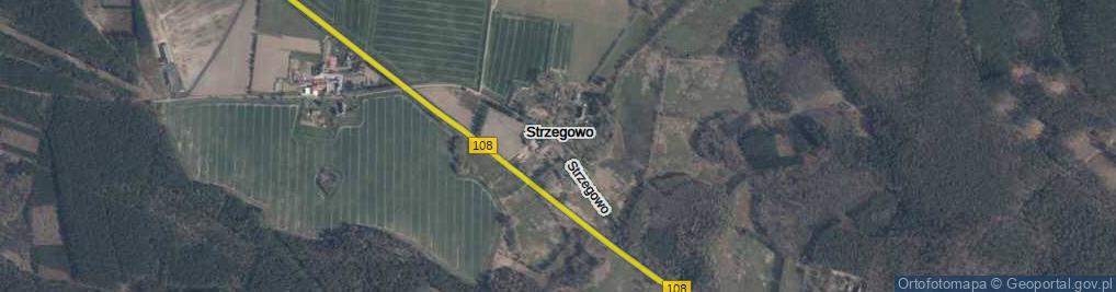 Zdjęcie satelitarne Strzegowo ul.