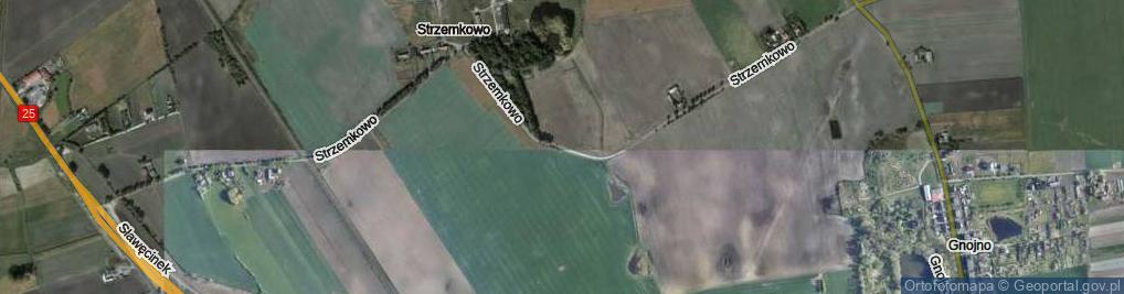 Zdjęcie satelitarne Strzemkowo ul.