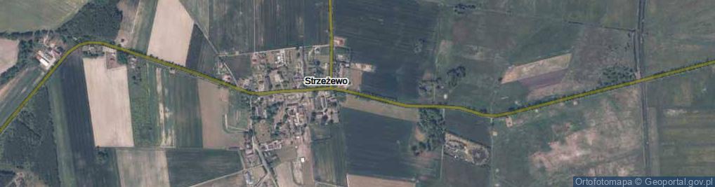 Zdjęcie satelitarne Strzeżewo ul.