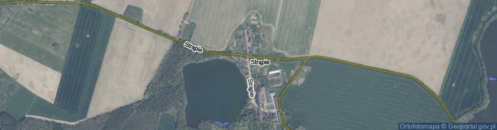 Zdjęcie satelitarne Strąpie ul.