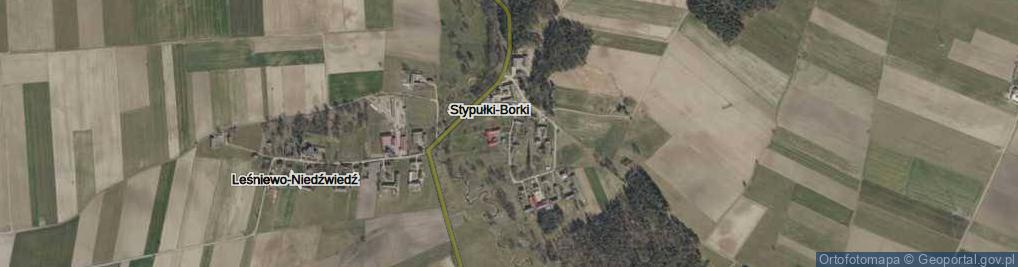 Zdjęcie satelitarne Stypułki-Borki ul.