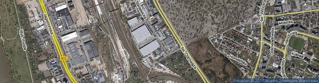 Zdjęcie satelitarne Staniewicka ul.